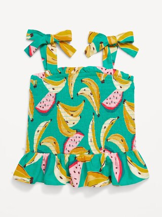 Sleeveless Smocked Top for Toddler Girls | Old Navy (US)