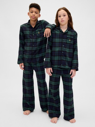 Kids Recycled Flannel PJ Set | Gap (CA)