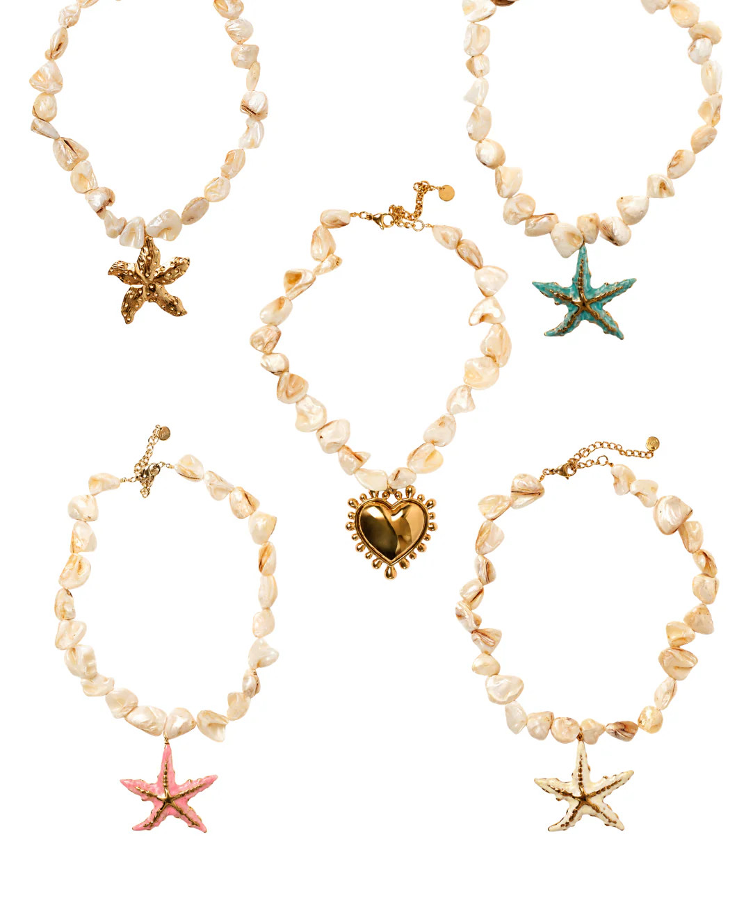 Summer At Seaside Natural Shell Necklace | KC Chic Designs