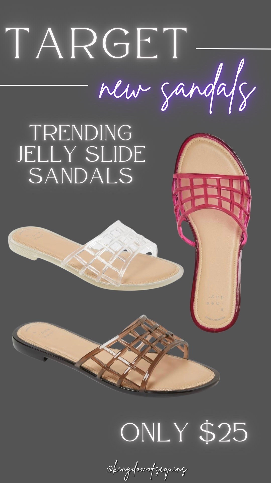 The cutest jelly sandals from Target. Under $30! 🩷🎯

#LTKSeasonal #LTKSwim #LTKmomlife