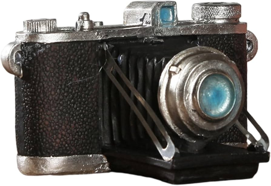 Vintage Camera Prop with Hand-Painted Retro Finish for Home Decor, Costume Photography, and Deskt... | Amazon (US)