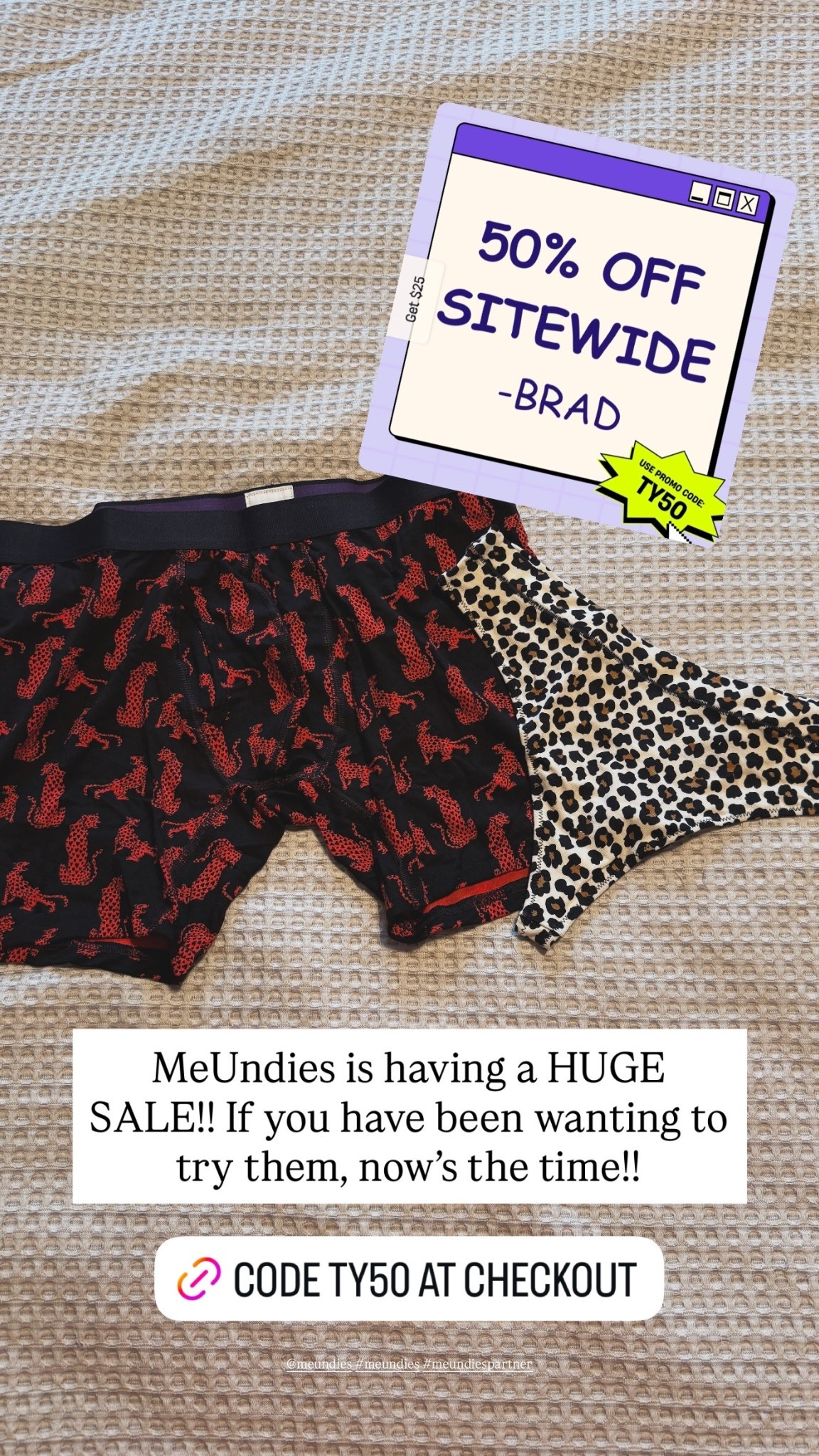 MeUndies is having a HUGE SALE!! If you have been wanting to try them, now’s the time!! @meundies #meundies #meundiespartner
