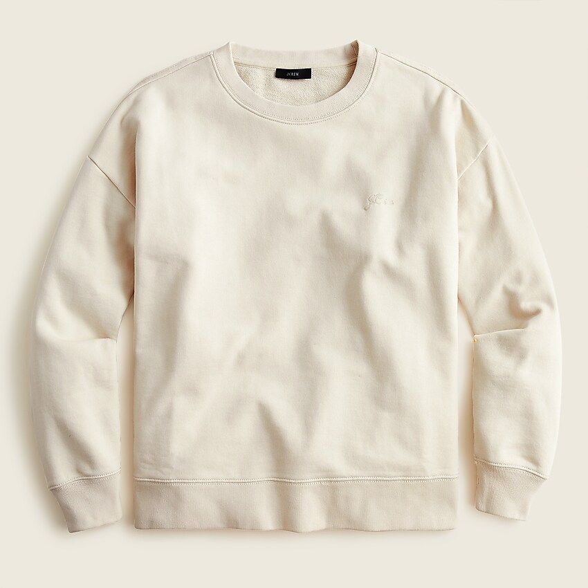 University terry logo sweatshirt | J.Crew US