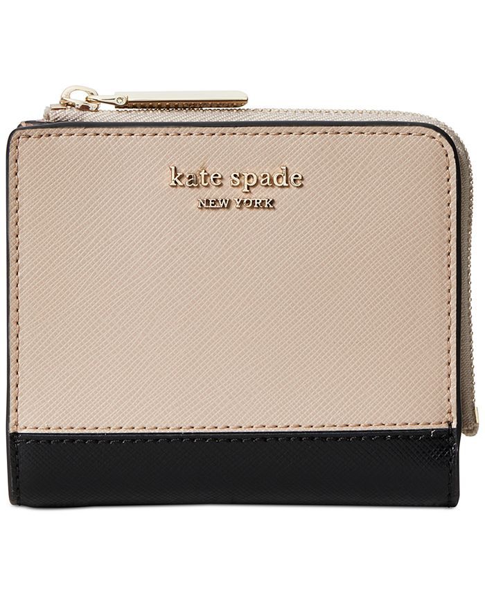 kate spade new york Spencer Small Bifold Leather Wallet & Reviews - Handbags & Accessories - Macy... | Macys (US)