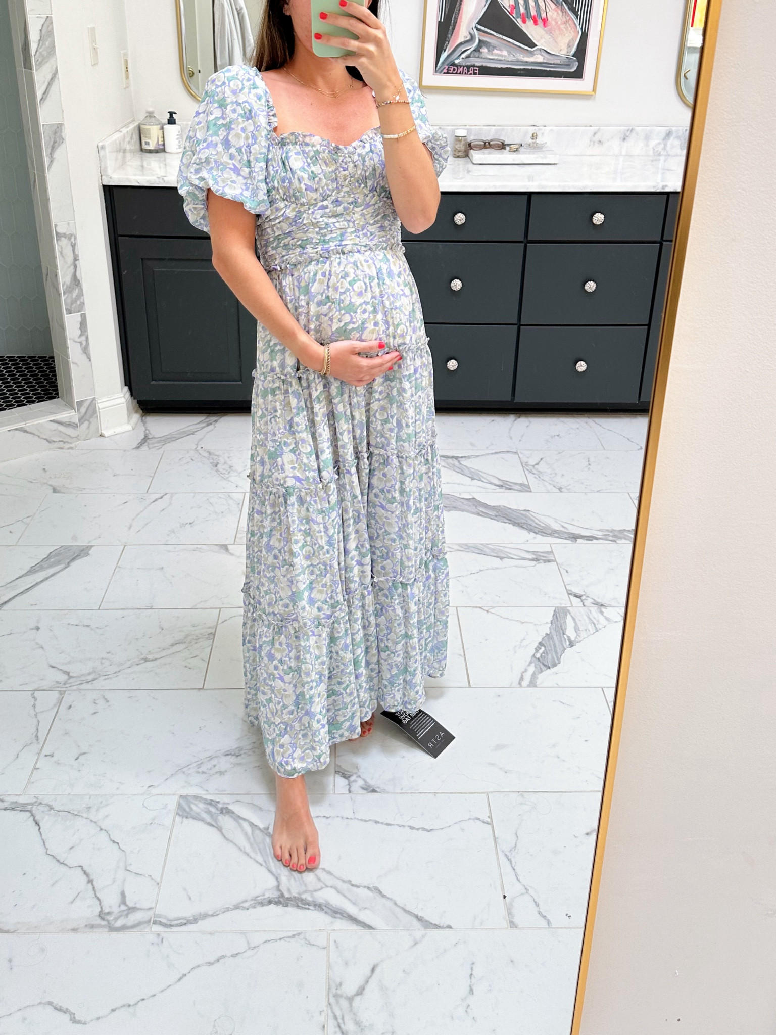 Bump friendly dress! Great for easter or a baby shower! 🤍

#LTKSeasonal #LTKbump