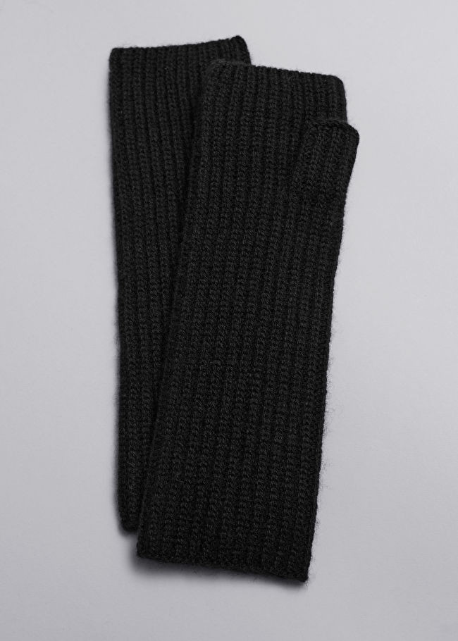 Cashmere-Blend Fingerless Gloves | & Other Stories UK