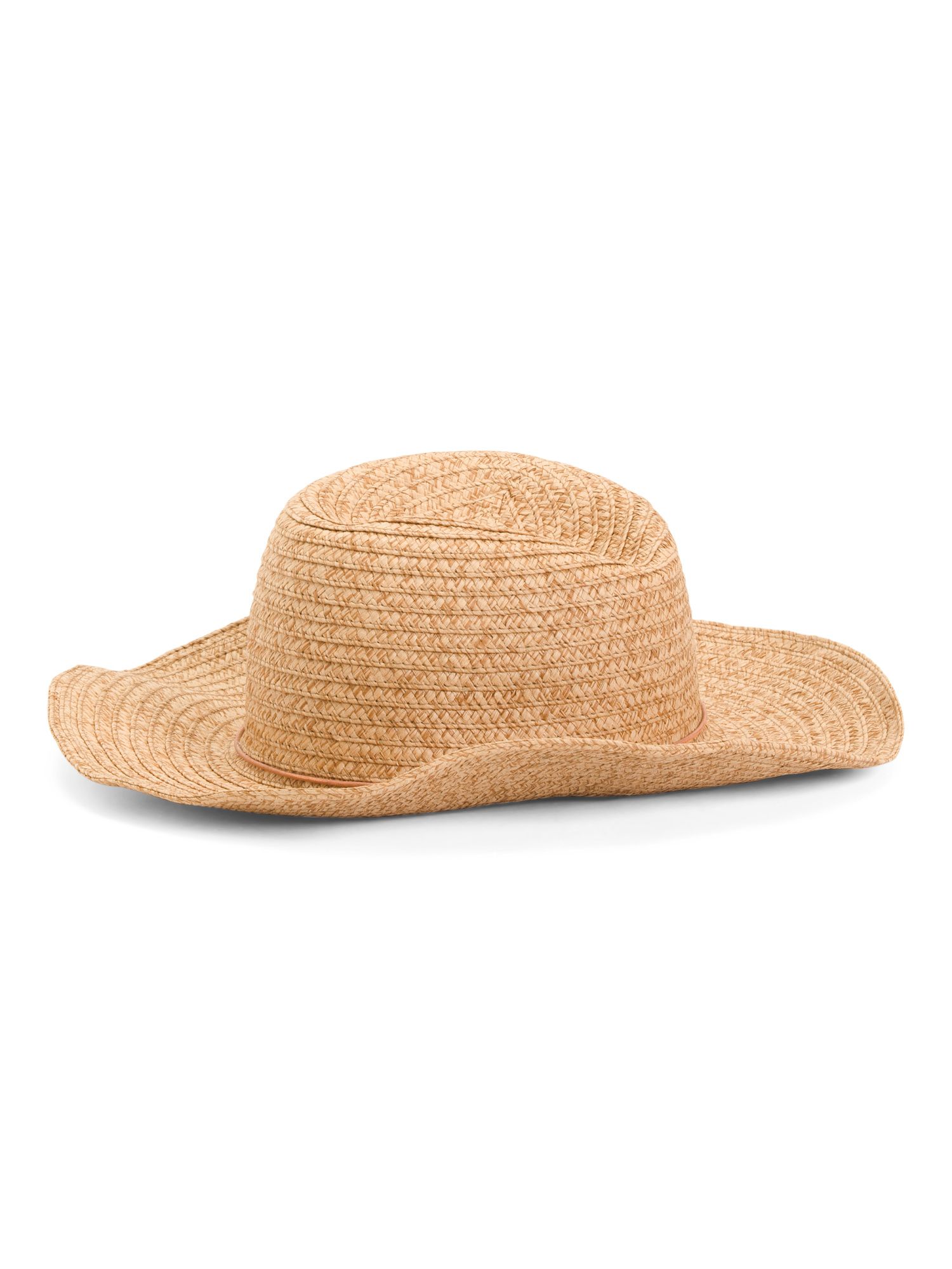 Weed Straw Rancher Hat With Cord Stone Trim | TJ Maxx
