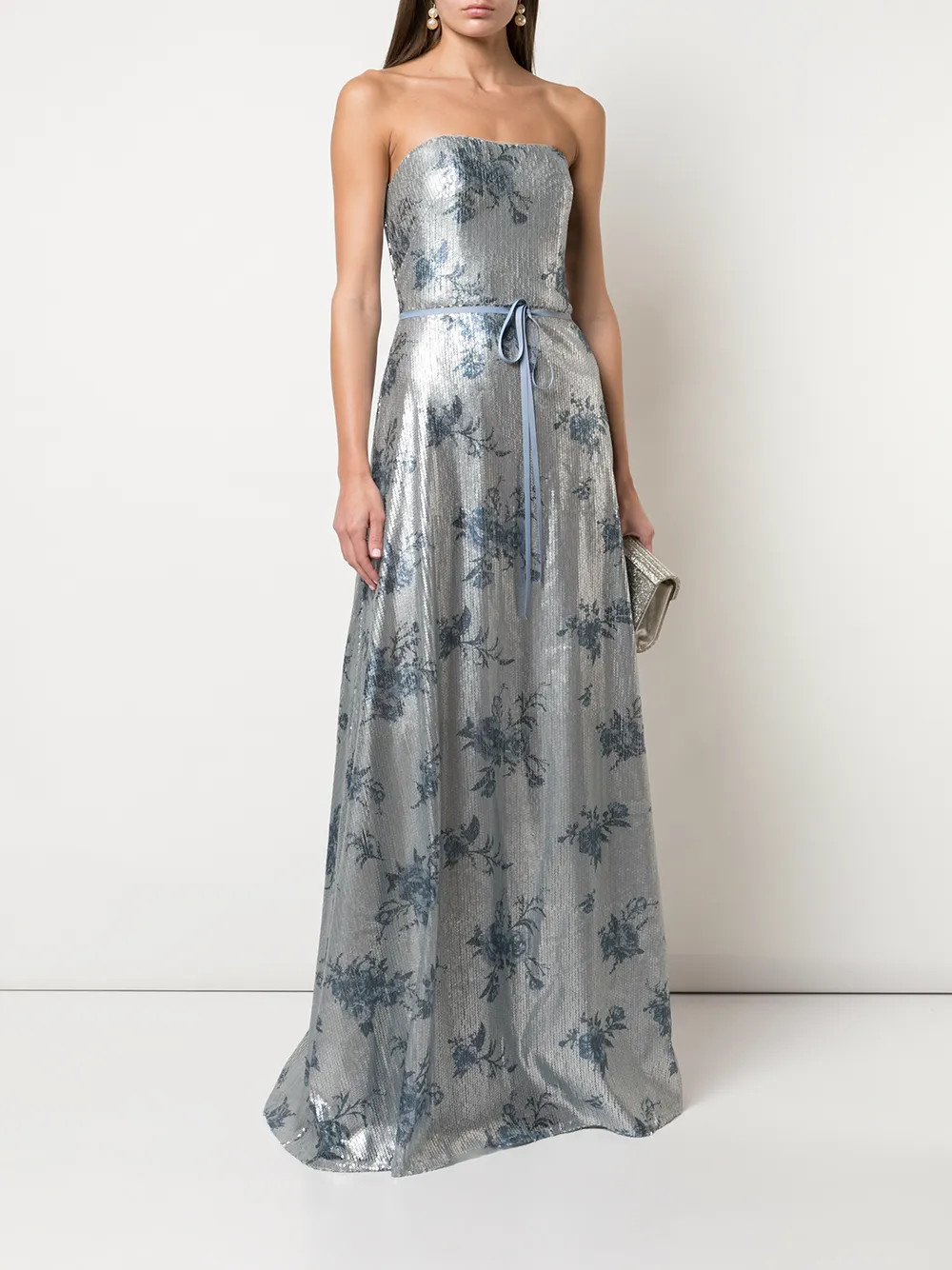 sequin embellished bridesmaid gown | Farfetch Global