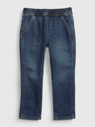 Toddler Pull-On Easy Taper Jeans with Washwell | Gap (US)