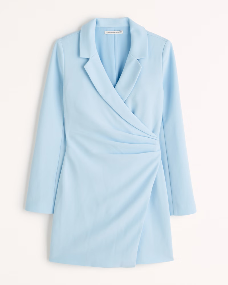 Wrap-Front Blazer Dress | Abercrombie & Fitch (US)