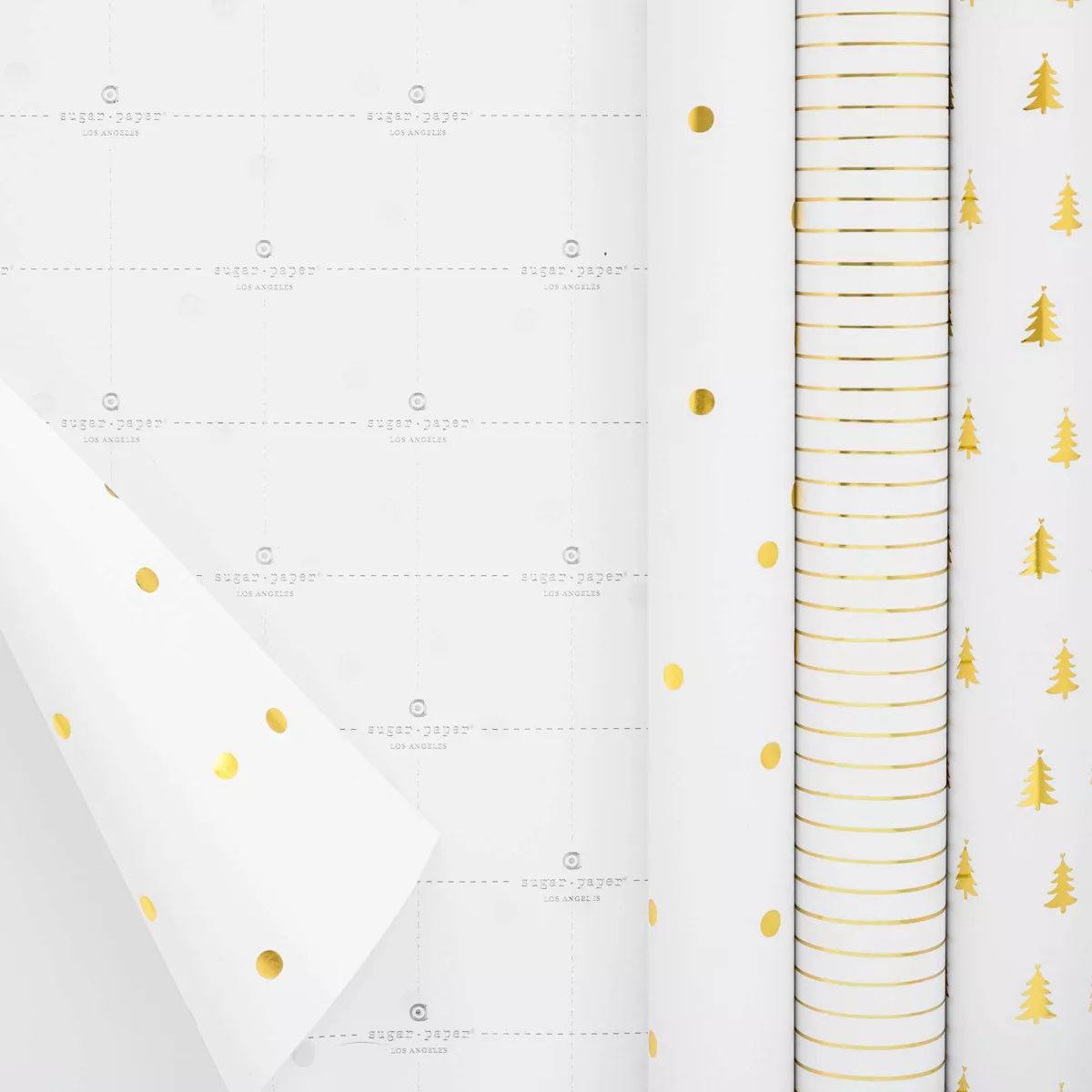 75 sq ft Gift Wrap Trio Gold - Sugar Paper™ + Target | Target