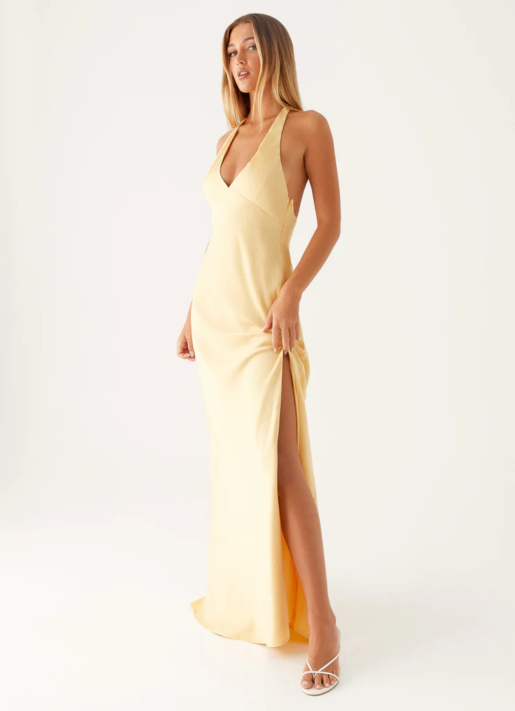 Angie Maxi Dress - Yellow | Peppermayo (Global)