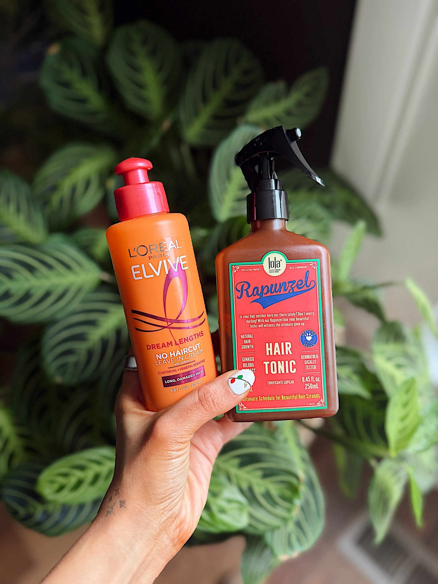 Two recent hair finds of mine that I’ve been absolutely loving! The L’Oréal Elvive No Haircut Leave In Treatment left my ends feeling strong and super silky! Love that it has the added benefit of being a heat protector too! The Rapunzel Hair Tonic I’ve been using for a few weeks and I have to admit that my scalp feels refreshed and revived! I have scalp psoriasis near the base of my neck and this has calmed it down so so much! It’s helped me better than steroid creams in the past and I have zero plaques now! 

#LTKselfcare #LTKBeauty #LTKFindsUnder50