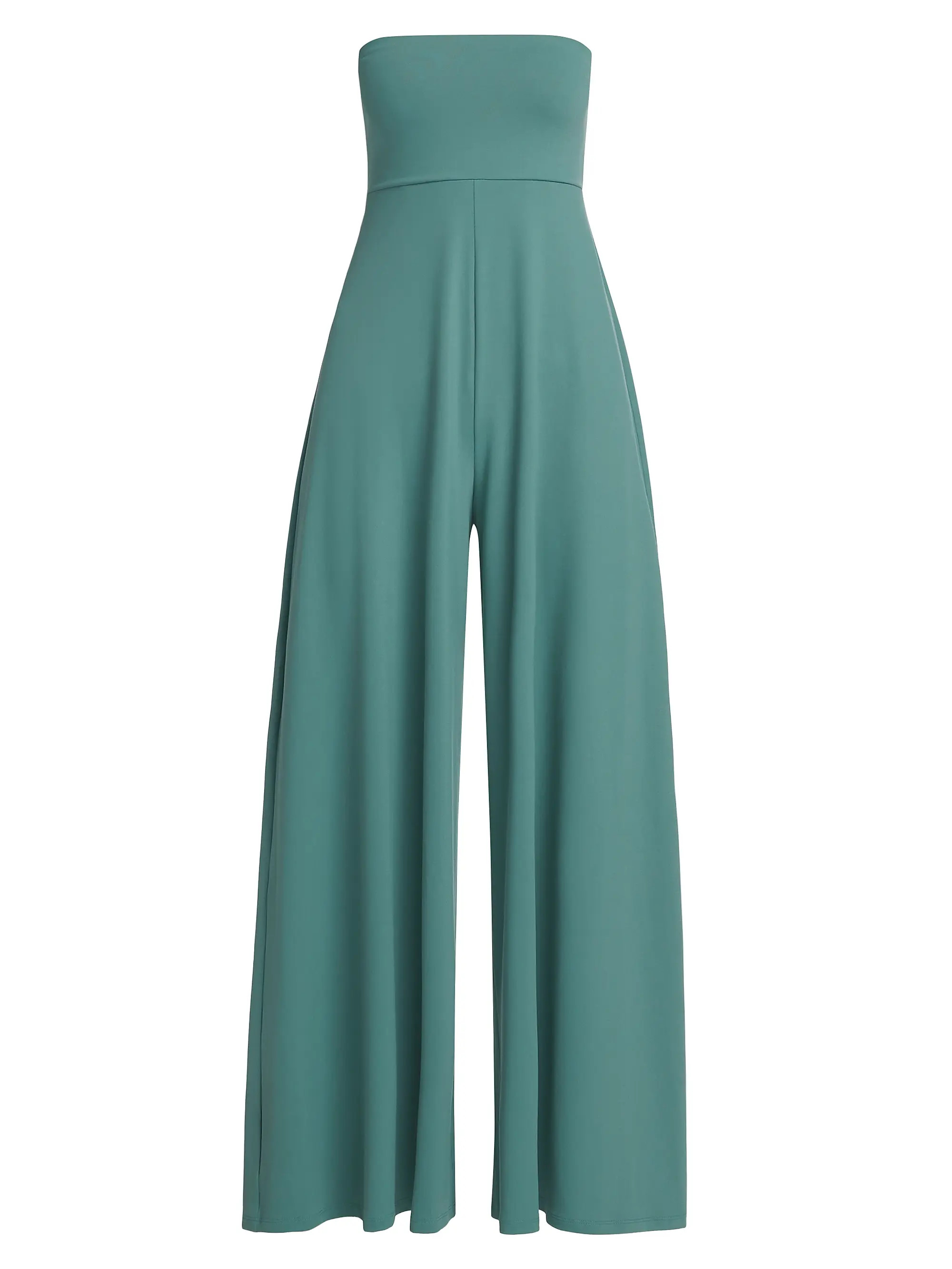 Stretch Jersey Strapless Wide-Leg Jumpsuit | Saks Fifth Avenue