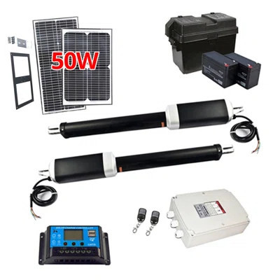 Dual Swing Gate Operator - GG900/AS900 AC/DC - Solar Kit 50W | Wayfair North America