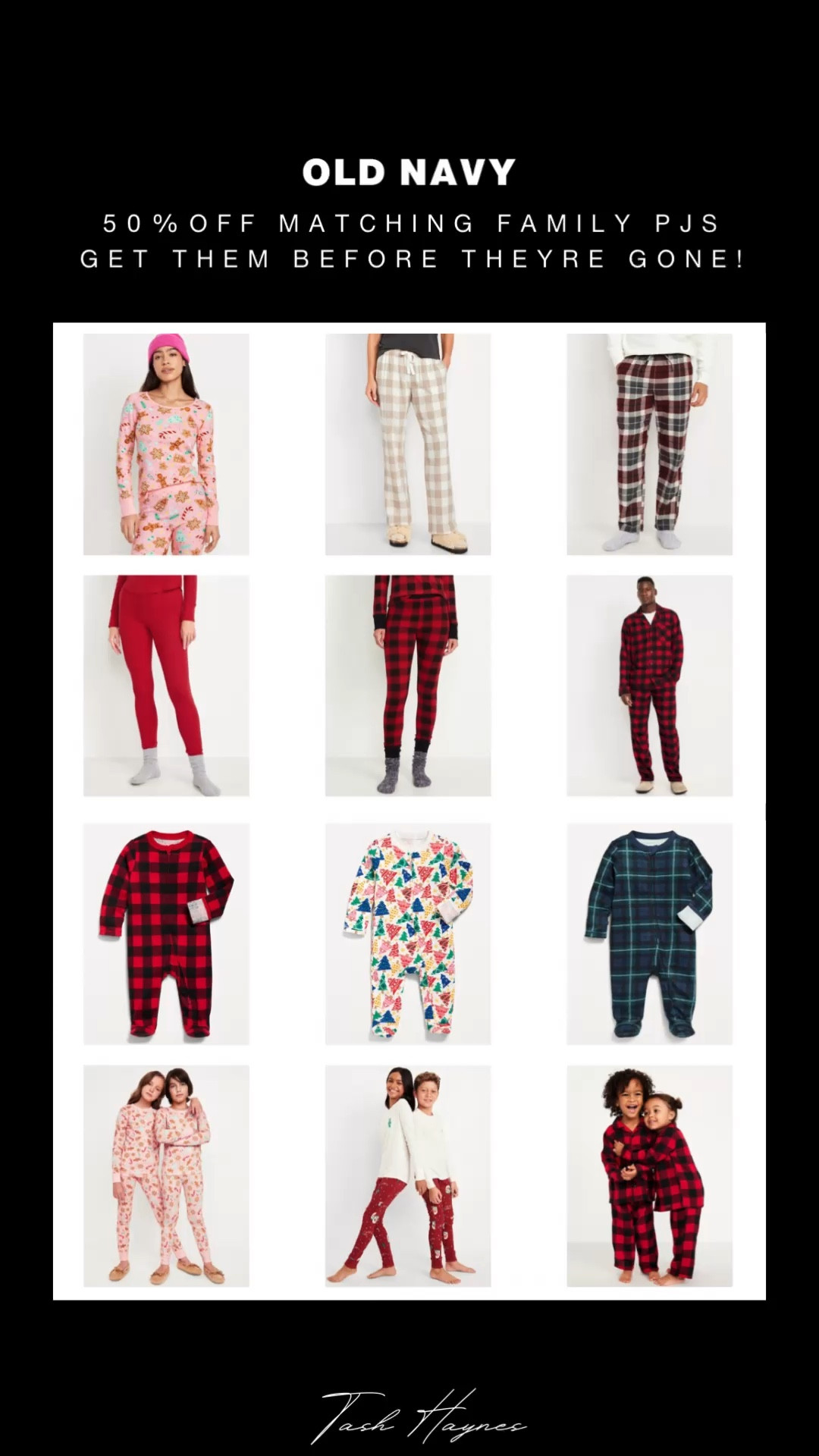 Last day to save on family pjs at old navy! 50% off ! 

#LTKSaleAlert #LTKCyberWeek #LTKFamily