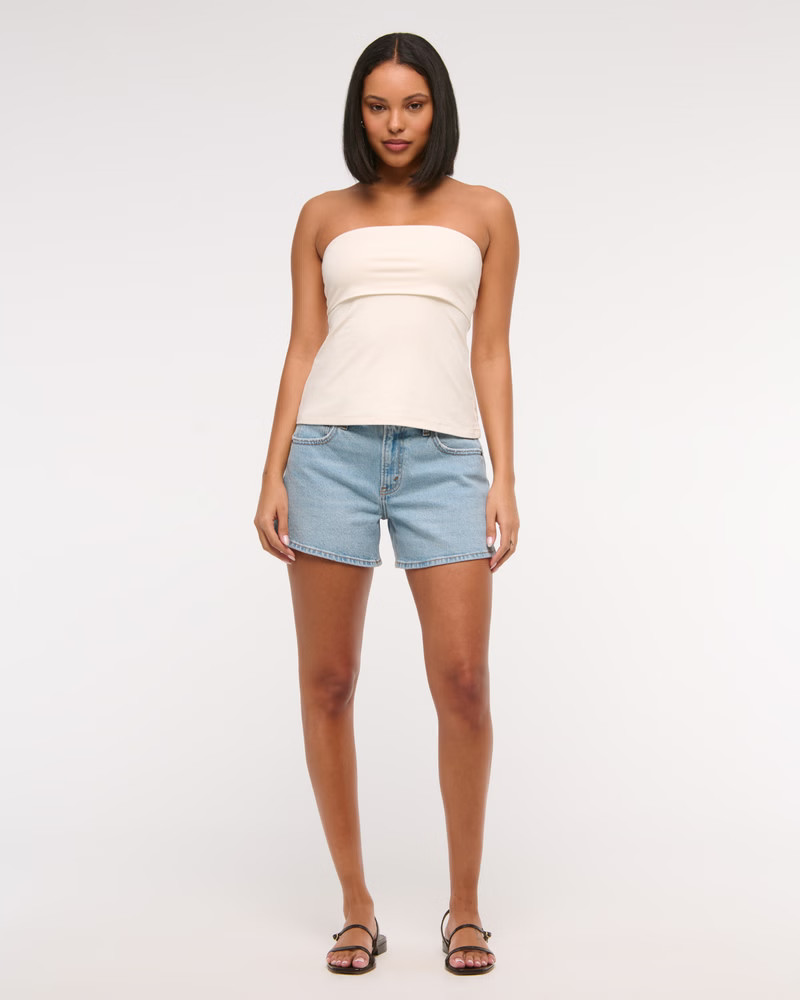 Women's Mid Rise A-Line Short | Women's Bottoms | Abercrombie.com | Abercrombie & Fitch (US)