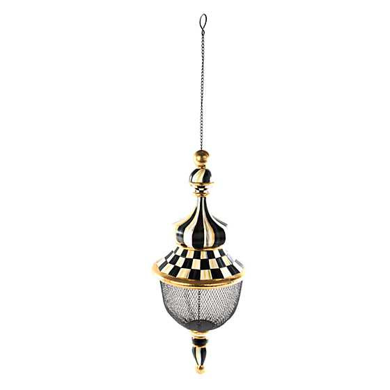 Courtly Check Pendant Bird Feeder | MacKenzie-Childs