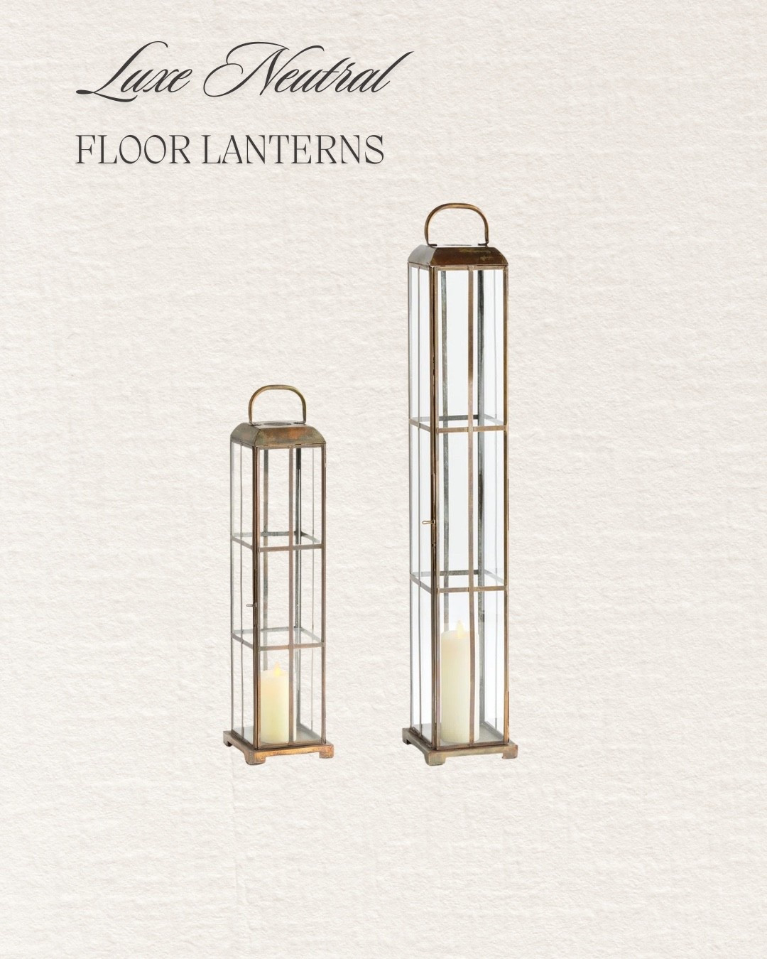 #ad I’m in LOVE with these floor lanterns from @Wayfair!!!!!!!!! #wayfair #wayfairpartner