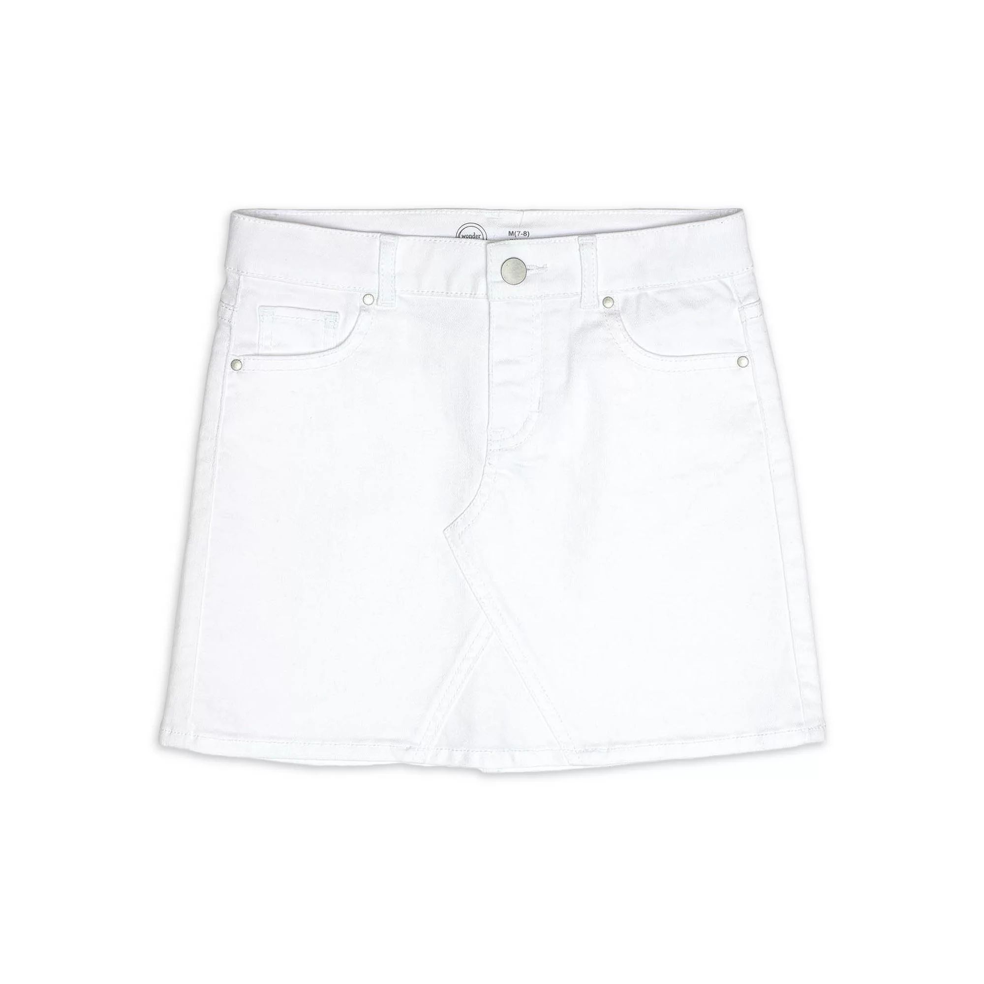 Wonder Nation Girls Denim Jean Skirt, Sizes 4-18 & Plus | Walmart (US)