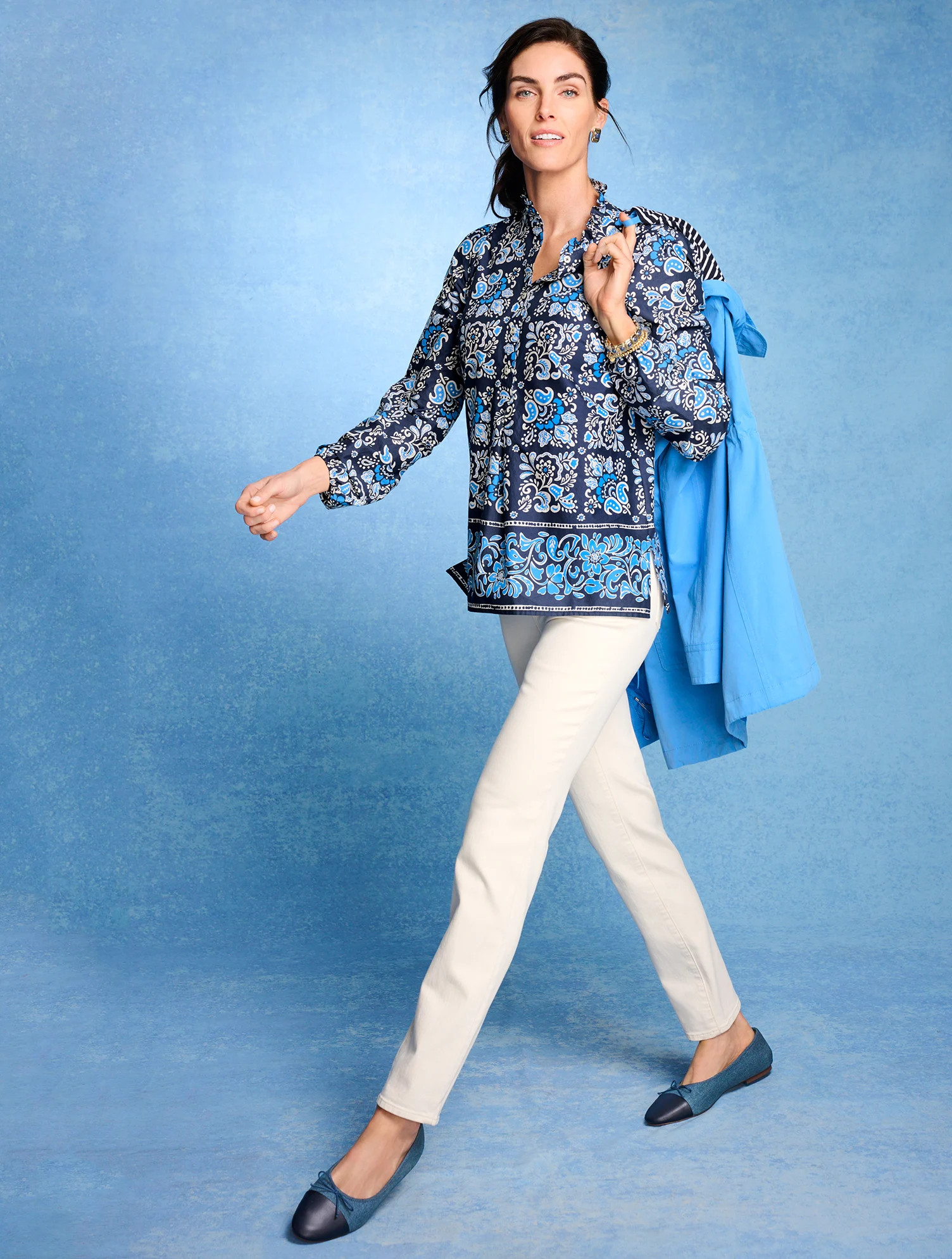 Medallion Paisley Top | Talbots