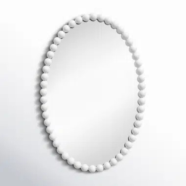 Sanne Metal Oval Wall Mirror | Birch Lane