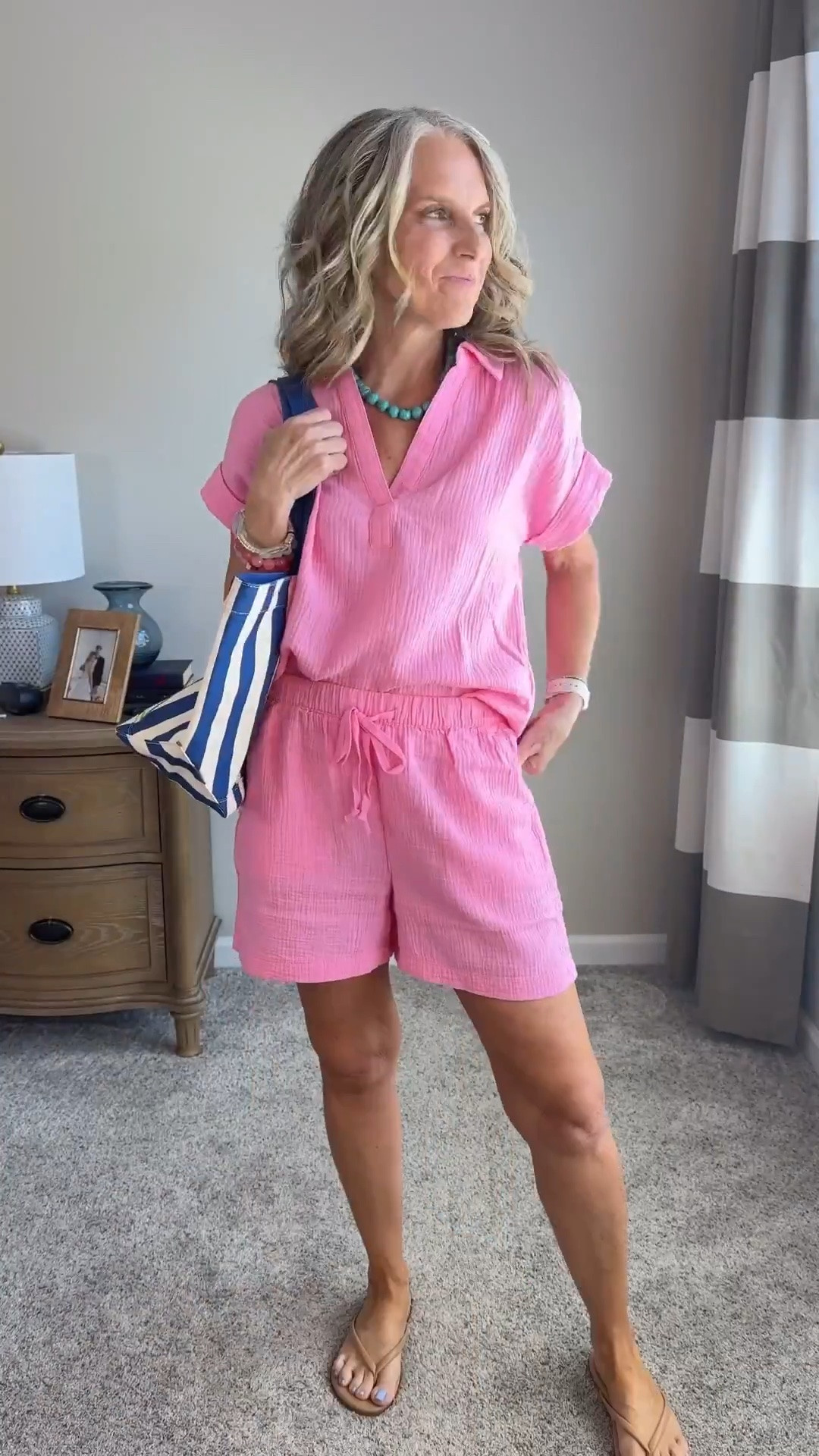 Four easy summer outfit ideas for vacation to everyday style. Pieces we can mix into our closet and wear multiple ways.

#LTKootd #LTKgrwm #LTKOver40