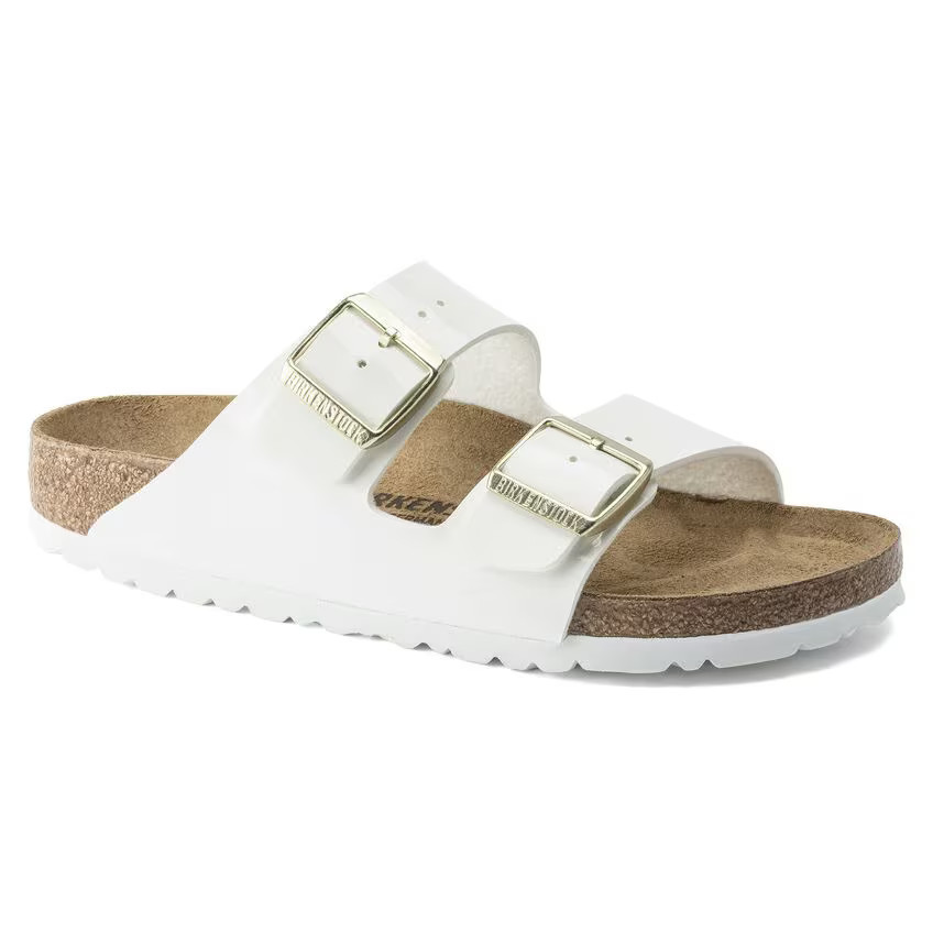 Birkenstock Arizona Split Birko-Flor White Sandals | Zulily