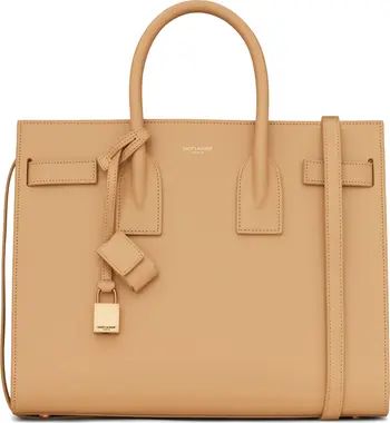 Saint Laurent Small Sac de Jour Leather Tote with Pouch | Nordstrom | Nordstrom