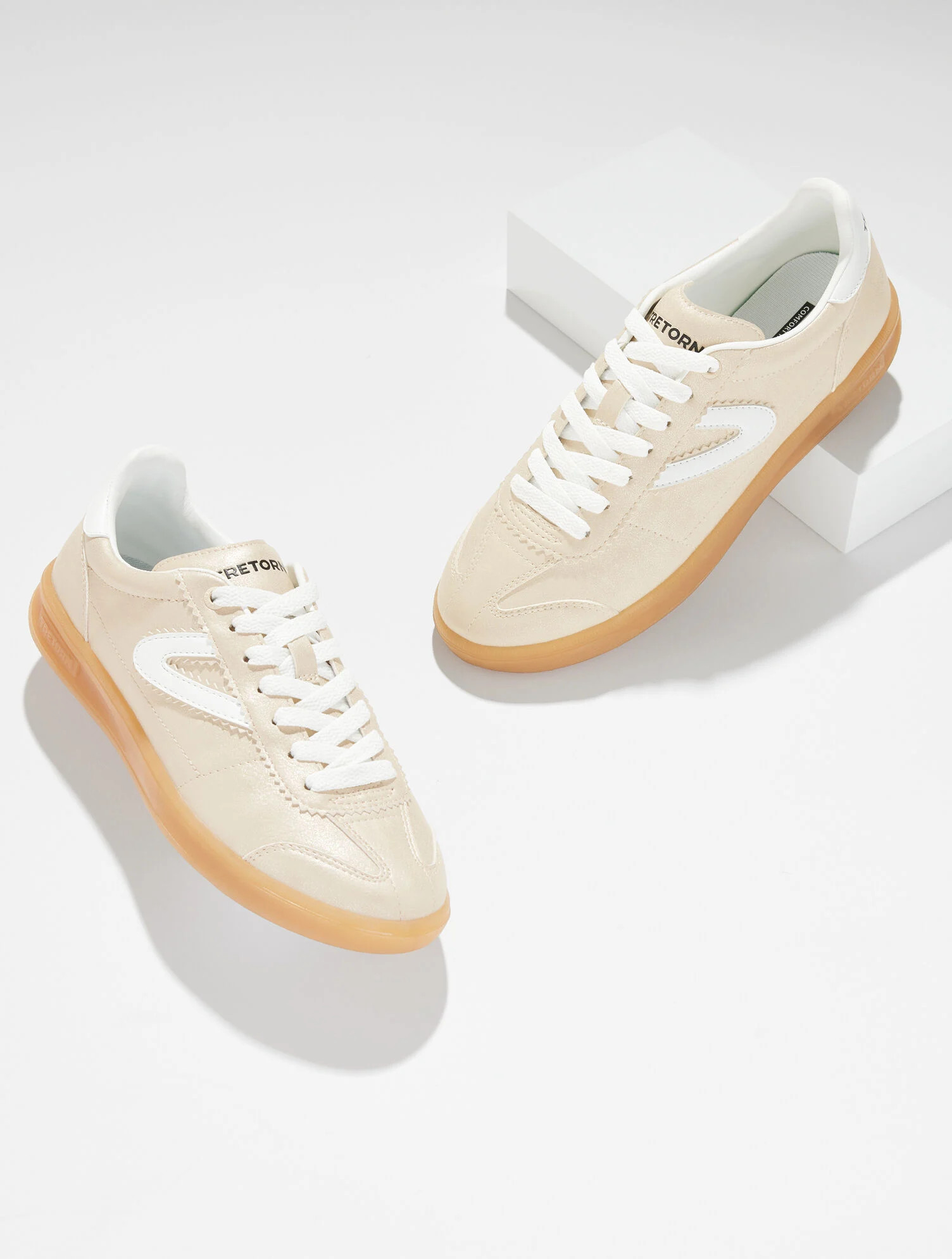 Tretorn® Skylar Leather Sneakers | Talbots