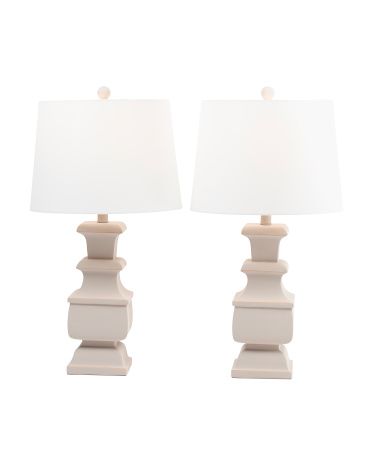 2pk 26in Transitional Square Vase Table Lamps | Furniture & Lighting | Marshalls | Marshalls