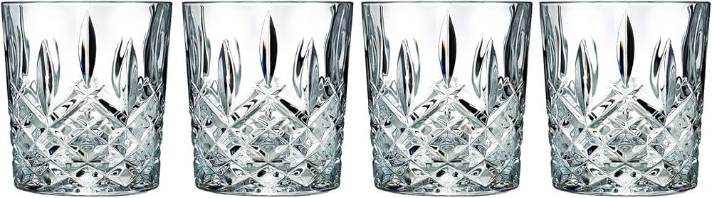 Marquis by Waterford Markham Double Old Fashion Set of 4, 11 oz, Clear | Amazon (US)