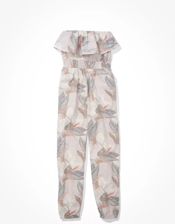 AE Printed Tube Jumpsuit | American Eagle Outfitters (US & CA)