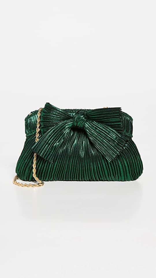 Mini Pleated Frame Clutch with Bow | Shopbop