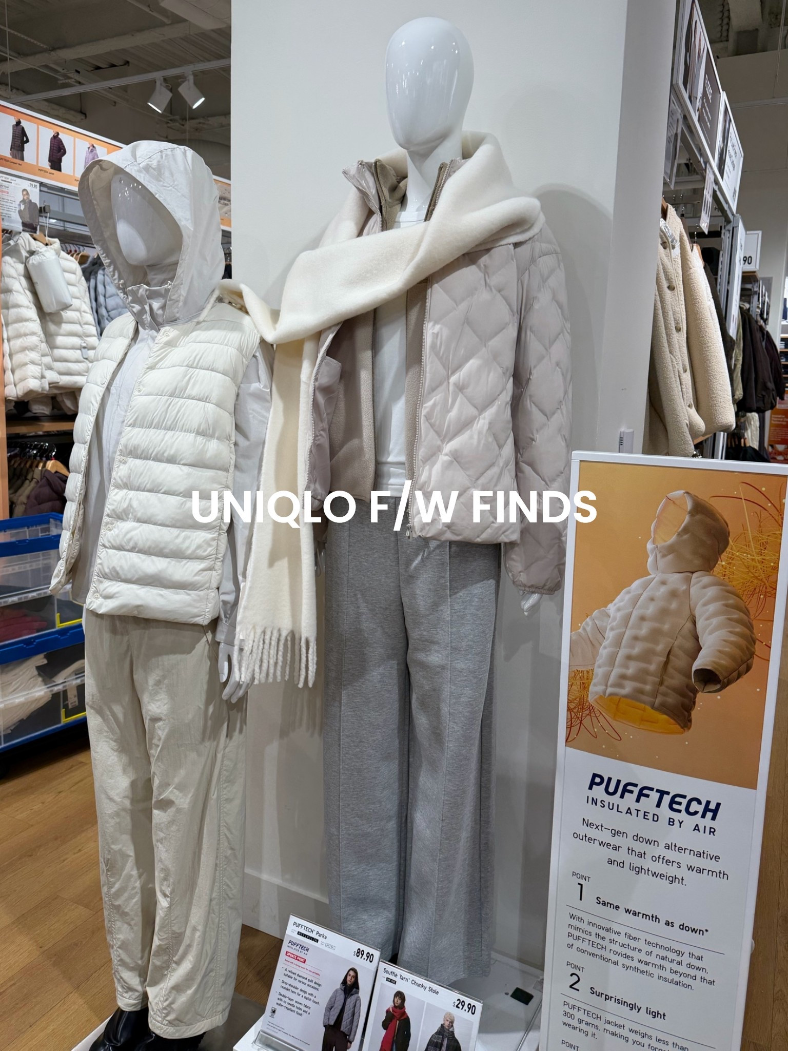 So many good f/w cozy pieces at Uniqlo! Here are some of my favorites/what I picked up for Lake Tahoe 

Fleece-lined pants / jacket / Sherpa