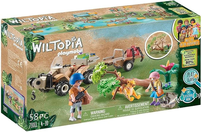 Playmobil Wiltopia Animal Rescue Quad | Amazon (US)