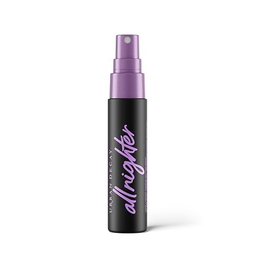 URBAN DECAY All Nighter Long-Lasting Makeup Setting Spray, Travel Size - Award-Winning Makeup Finishing Spray - Lasts Up To 16 Hours - Oil-Free - Non-Drying Formula for All Skin Types - 1.0 fl oz | Amazon (US)