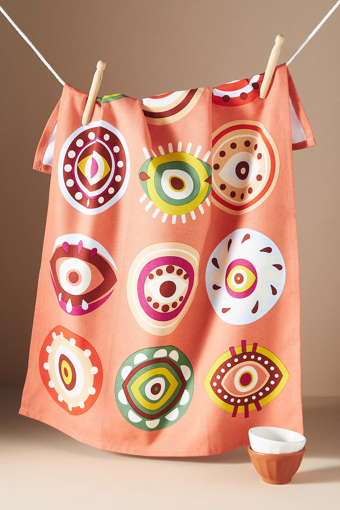 Evil Eye Dish Towel | Anthropologie (US)