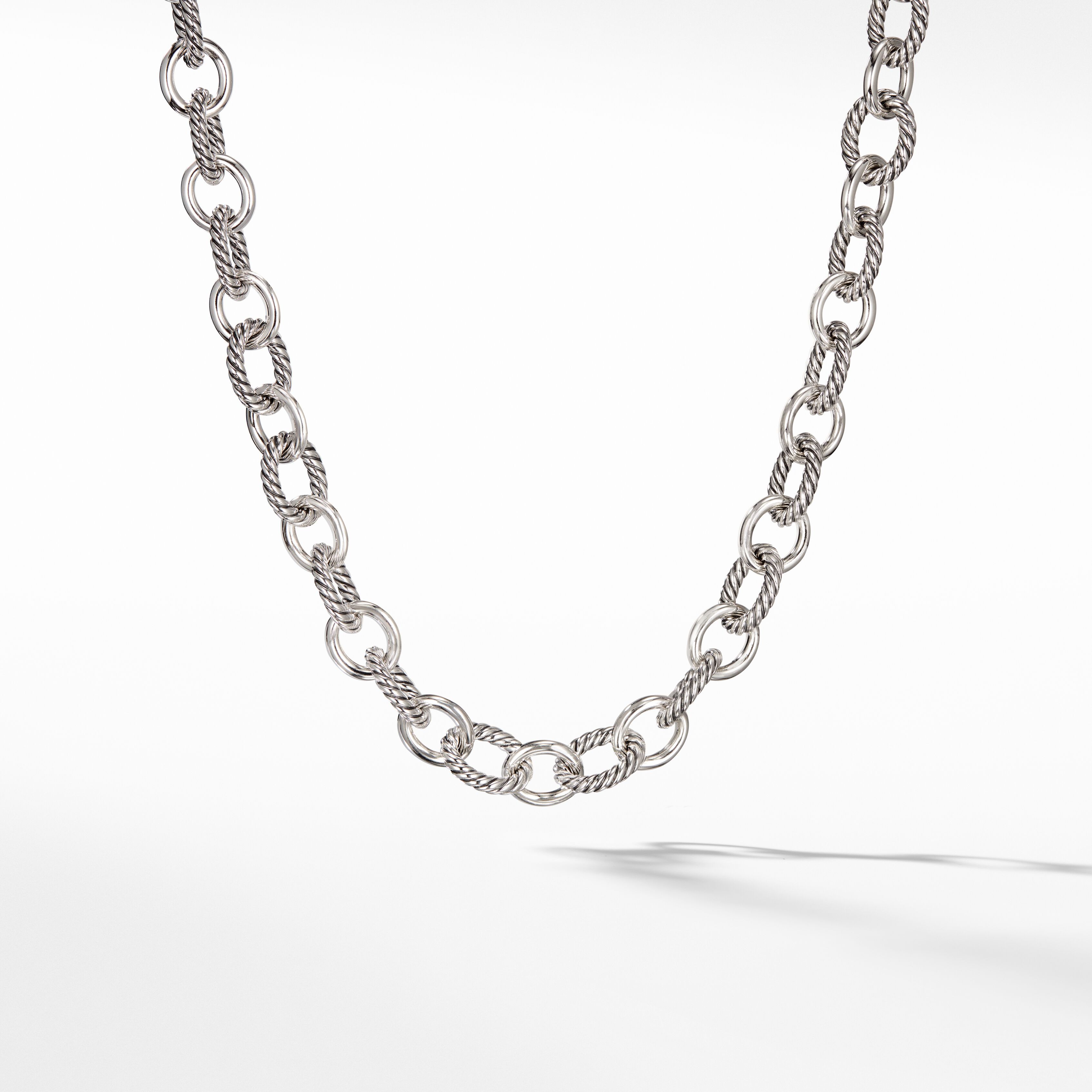 Oval Link Chain Necklace in Sterling Silver | David Yurman