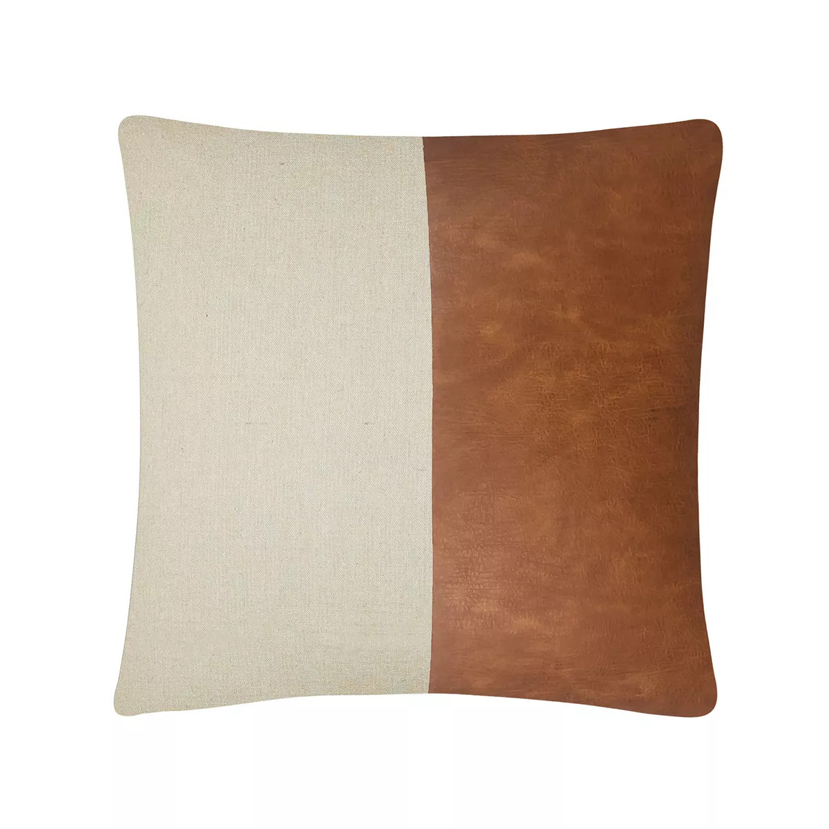 Sonoma Goods For Life® Faux Leather Two-Tone Throw Pillow | Kohl's