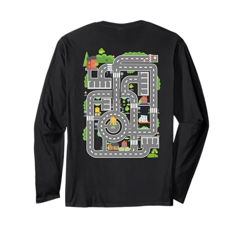 Play Cars On Dad's Back Shirt Funny Kids and Fathers Play Long Sleeve T-Shirt | Amazon (US)