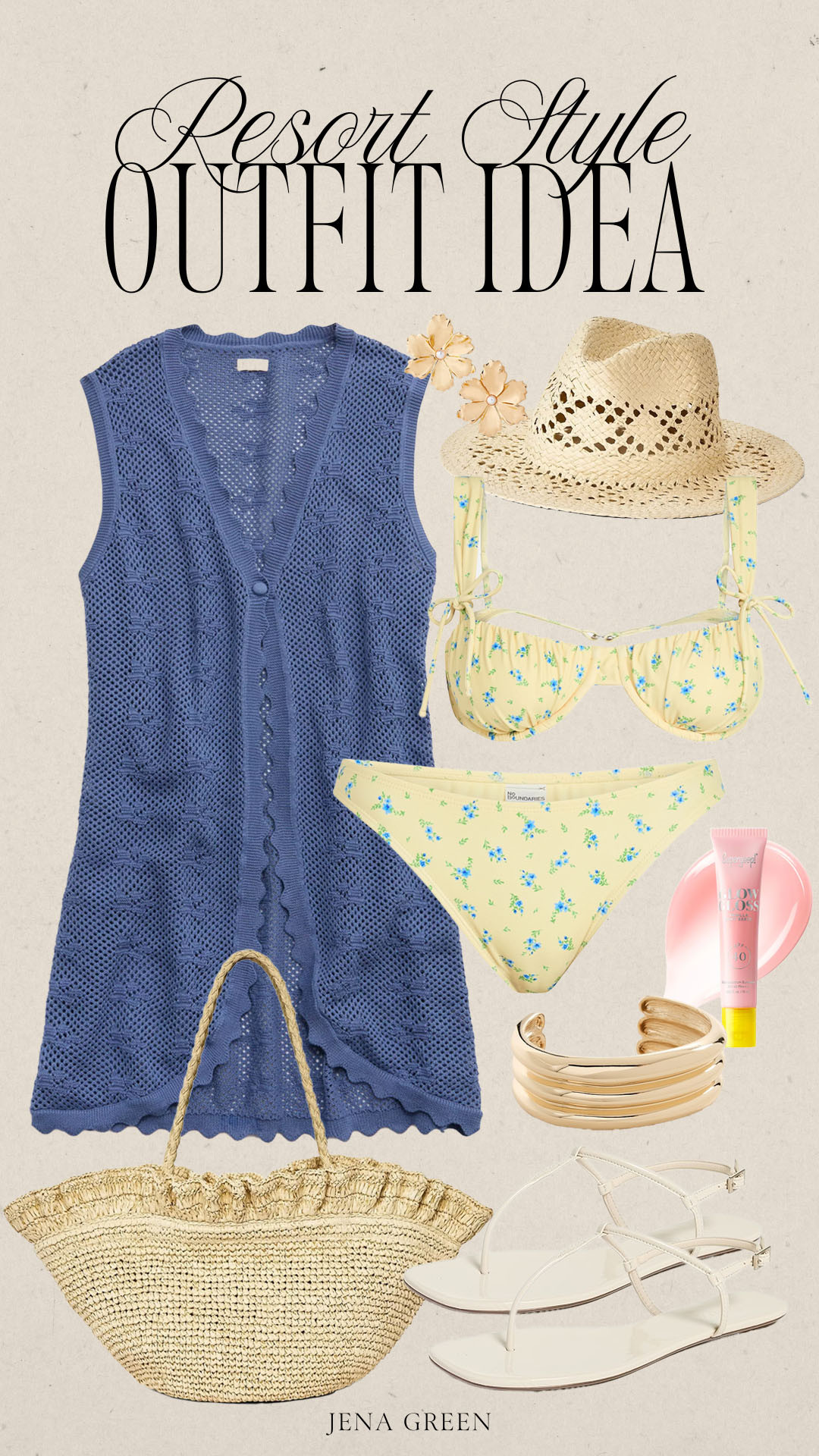 Resort Outfit | Beach Vacation Outfit Idea | Beach Style | Crochet | Butter Yellow 

 #LTKSeasonal #LTKTravel