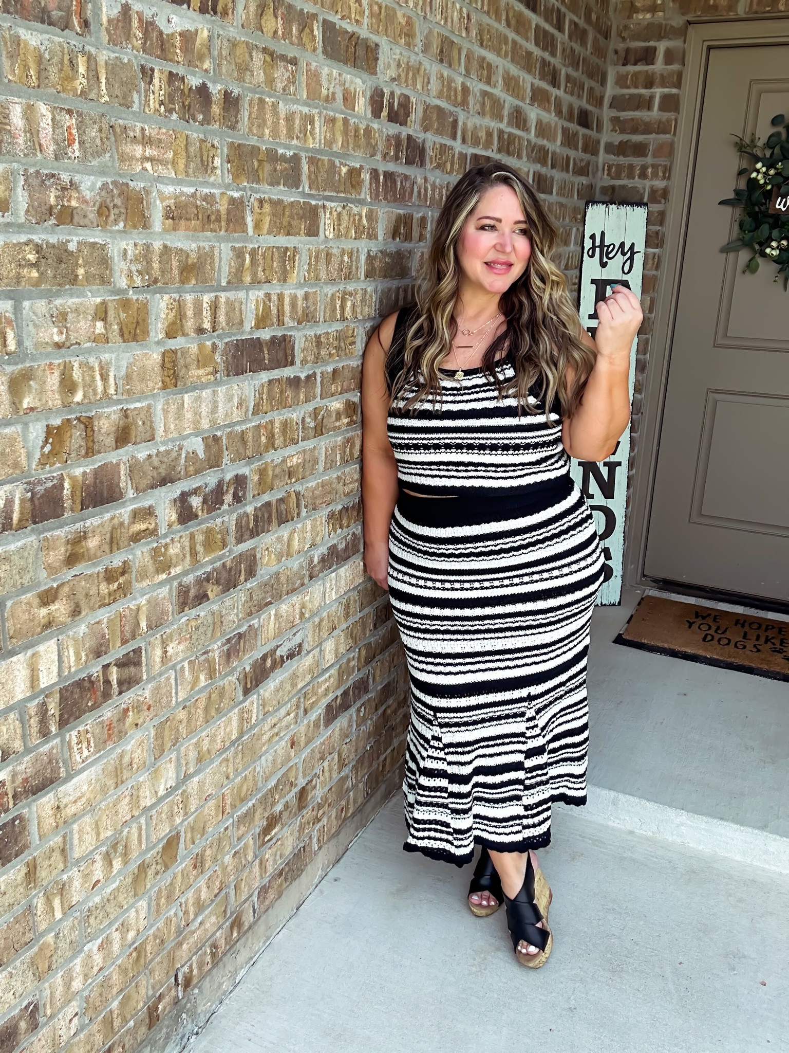 Top and skirt size xl tts
Shoes older (linking others)

#LTKcurves #LTKstyletip #LTKunder50