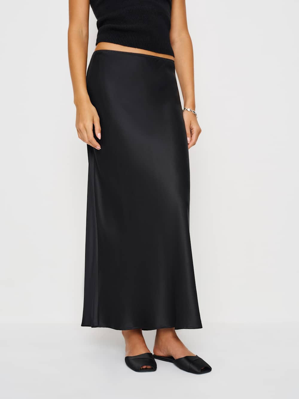 Layla Silk Skirt | Reformation (Global)