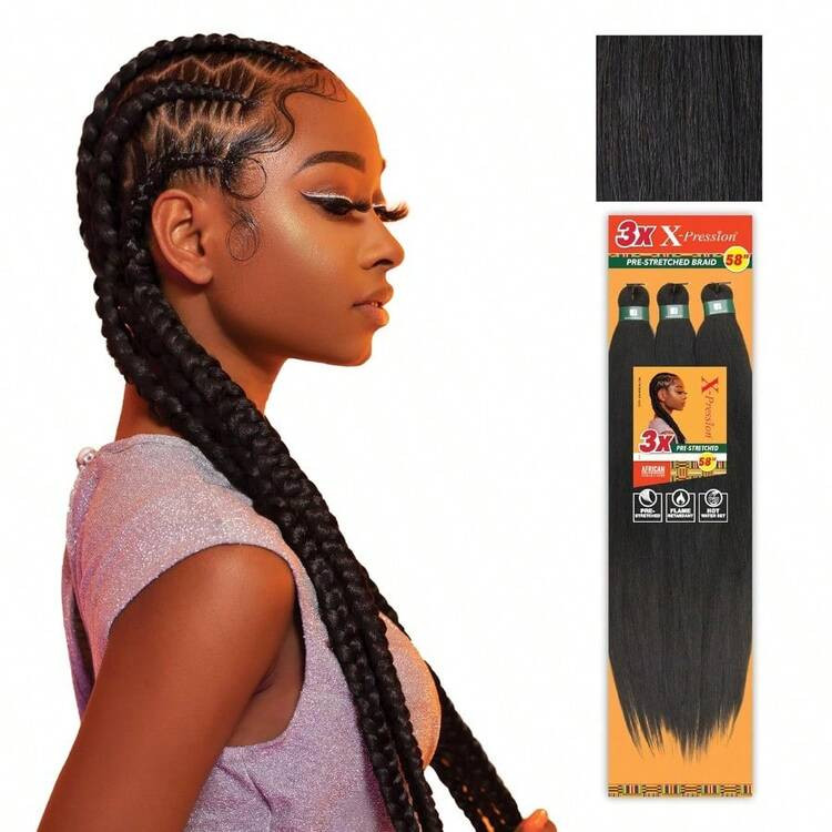 Kanekalon Pre-stretched Braiding Hair  | SHEIN