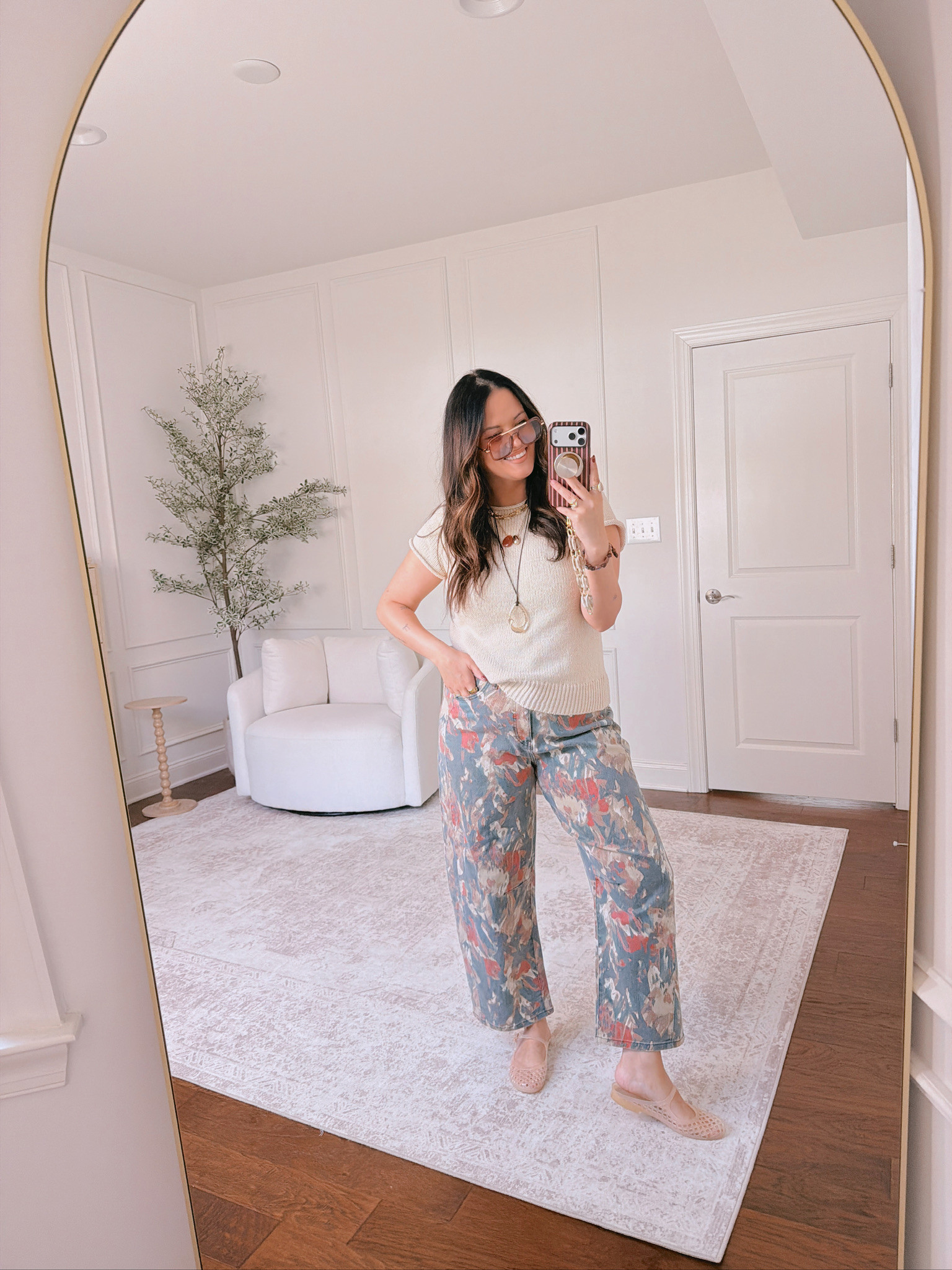 wearing an XL in the top and 14 in the pants 

 #LTKSeasonal #LTKMidsize