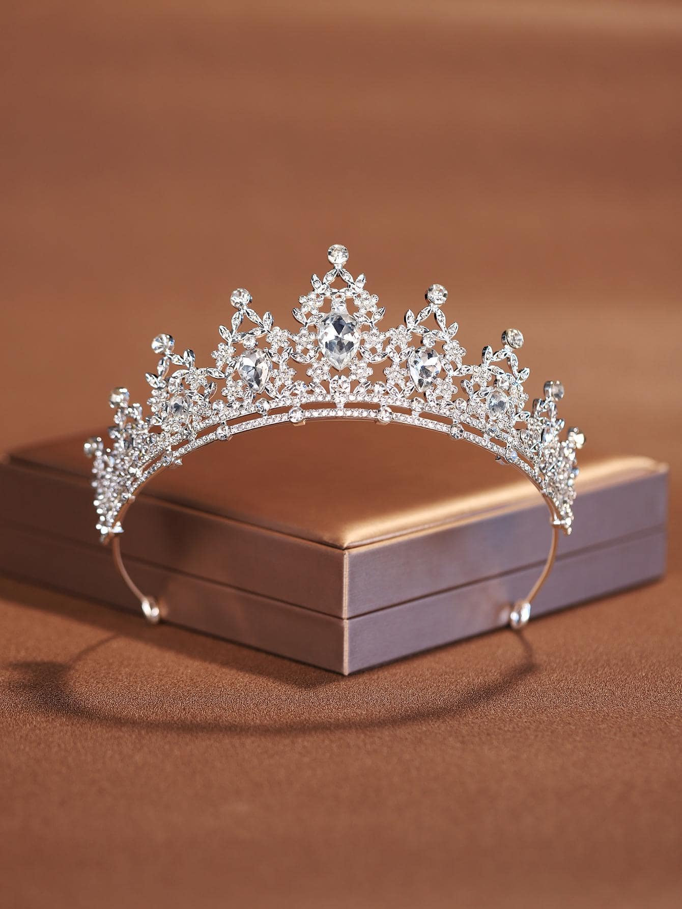 1pc Fashionable Exquisite Alloy Crown Hair Accessory Suitable For Women's Wedding Party Royal Tia... | SHEIN