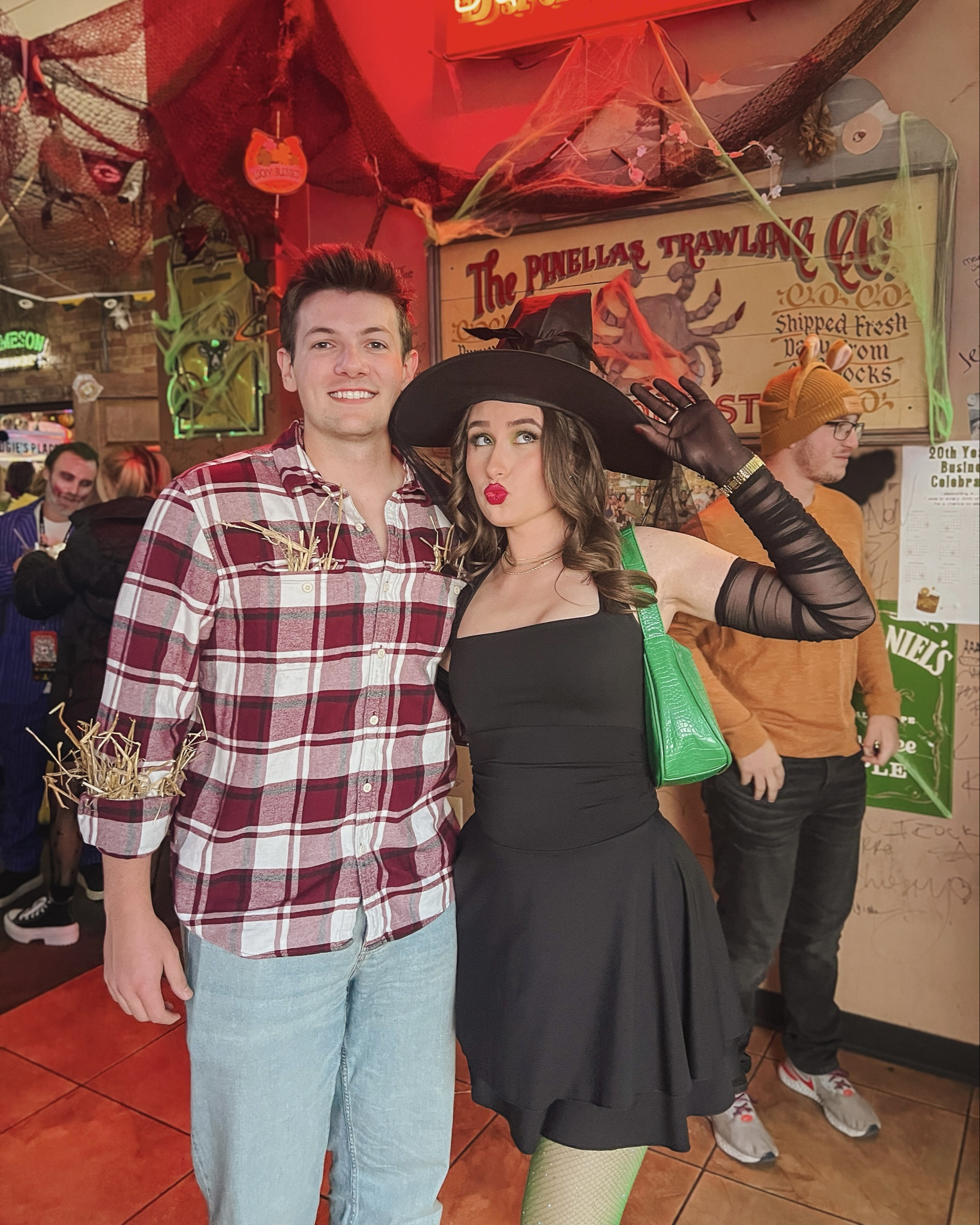 Wicked witch Halloween costume 💚🪄🧹 

Our friends dressed up as characters from the Wizard of Oz! 

My black dress was so comfortable and supportive all night because it’s made of athletic material! 🖤

#WickedWitchCostume
#WickedCostume
#ElphabaCostume
#WizardOfOzCostumes
#Halloween

#LTKSeasonal #LTKBeauty #LTKParties