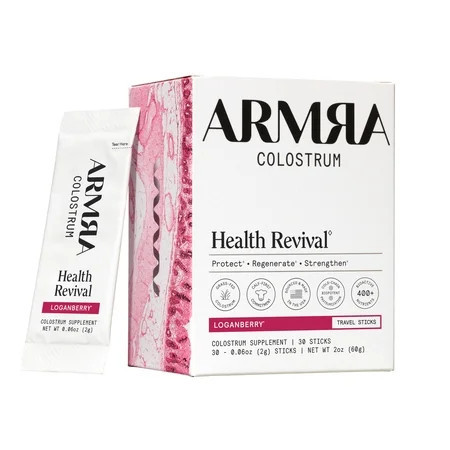 ARMRA Colostrum Loganberry Travel Sticks, 30 Count | Walmart (US)