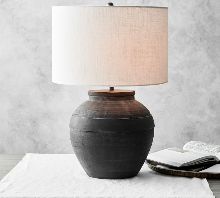 Faris Ceramic Table Lamp | Pottery Barn (US)